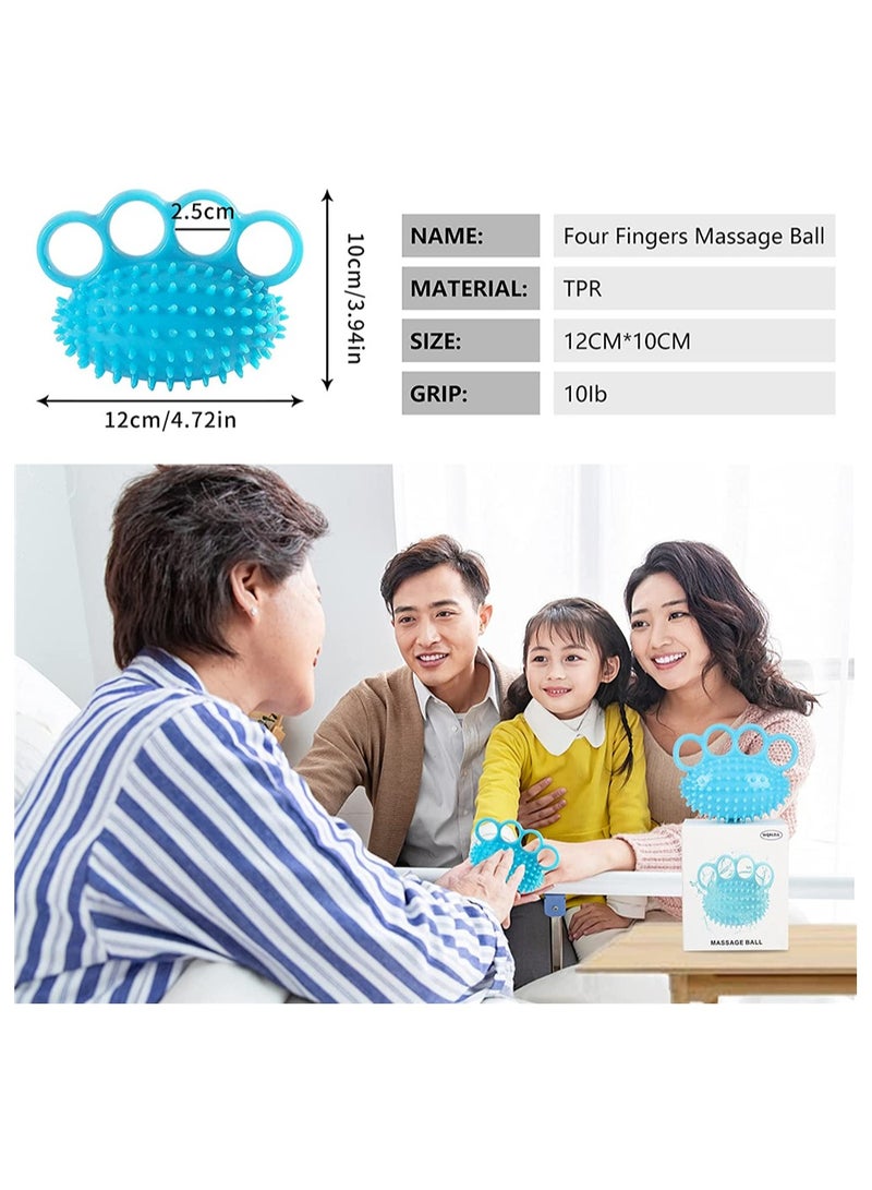 Zikra Spiky Massage Balls for Foot, Back, Muscles, Plantar Fasciitis, Muscle Soreness Massager Ball Exercise, Yoga, Deep Tissue Myofascial Release Trigger Point Recovery - Image 2