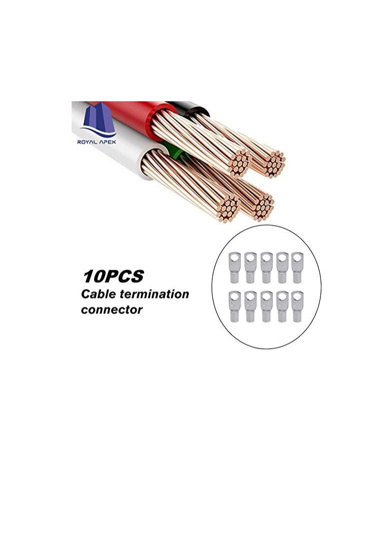 Copper Cable Lugs 10Pcs Set-Wire Terminals, Connector Cable lugs Ring Battery SC Terminals, for Marine, Solar, Automotive, Electric, Home Applications etc (Hole Size 12mm, Cable Size 300mm)  - Image 3