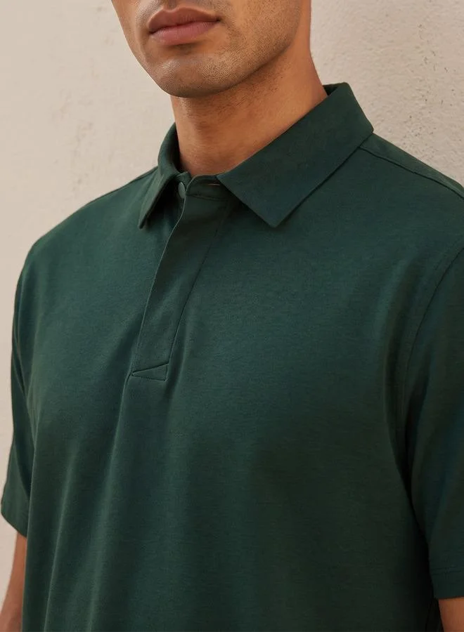 Splash Active Collared 2 Way Stretch Polo T-shirt