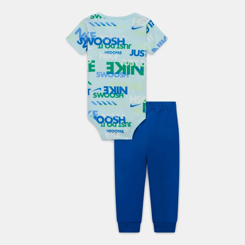 Nike Kids' Sportswear Playful Exploration Bodysuit and Pants Set