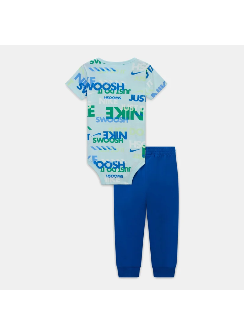 Nike Kids' Sportswear Playful Exploration Bodysuit and Pants Set