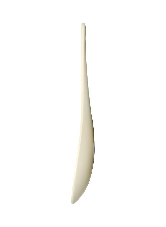 Royalford Melamine Ware Rice Spoon White Pearl 9cm - Image 1