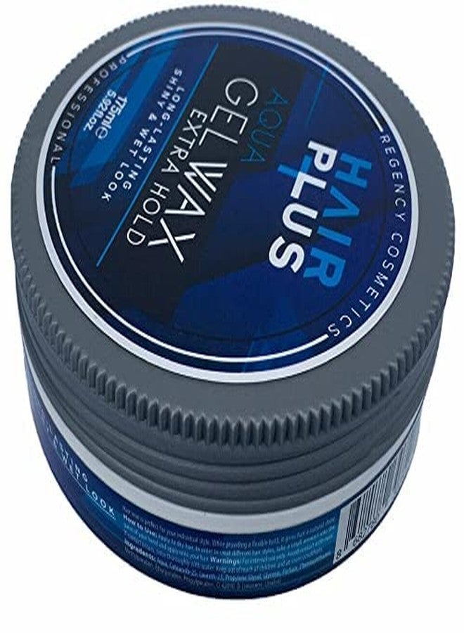 Regency Cosmetics Hair Plus Aqua Gel Wax | Water based | Extra Hold | Shiny, Wet look | 175 ml - Image 3