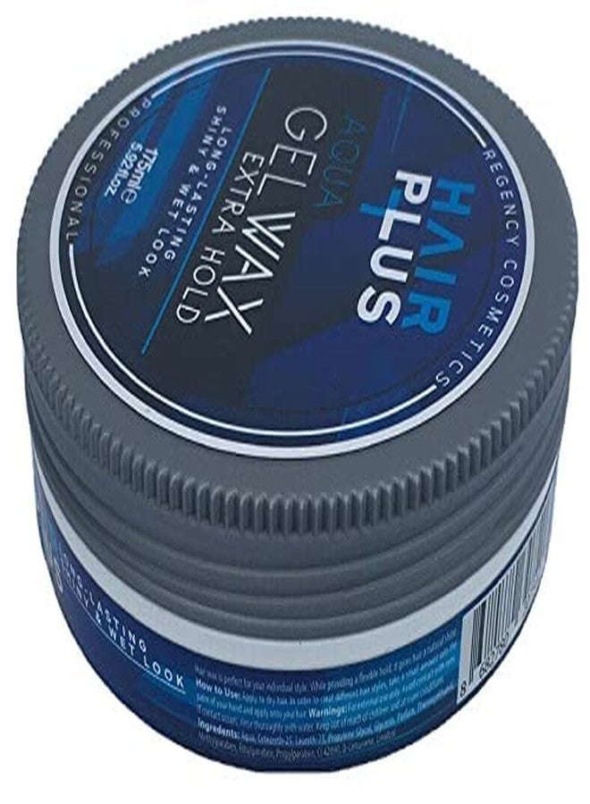 Regency Cosmetics Hair Plus Aqua Gel Wax | Water based | Extra Hold | Shiny, Wet look | 175 ml - Image 4