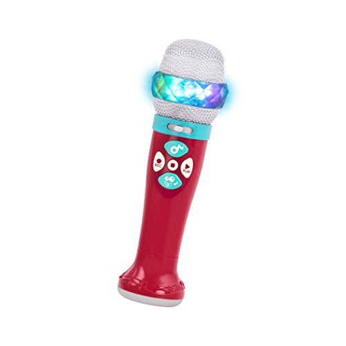 Battat – Toy Karaoke Mic – Light – Up & Voicechanging Microphone – Record & Playback – Sing – Along With Bluetooth – 3+ Years– Musical Light Show Microphone - Image 1