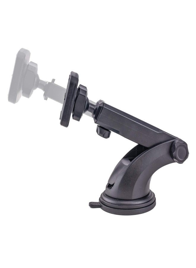 Dockem DashPro Magno Mount 3.0 Series: Magnetic Car Mount for Dash with Suction Base, Magnet Head, and Long Range Adjustable Extension Arm - Image 4