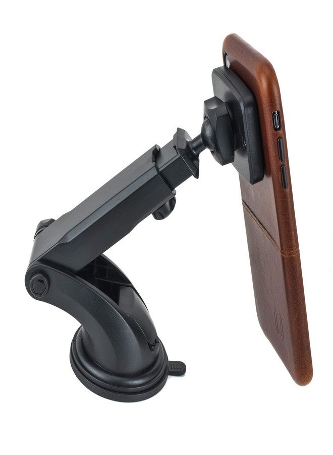Dockem DashPro Magno Mount 3.0 Series: Magnetic Car Mount for Dash with Suction Base, Magnet Head, and Long Range Adjustable Extension Arm - Image 2