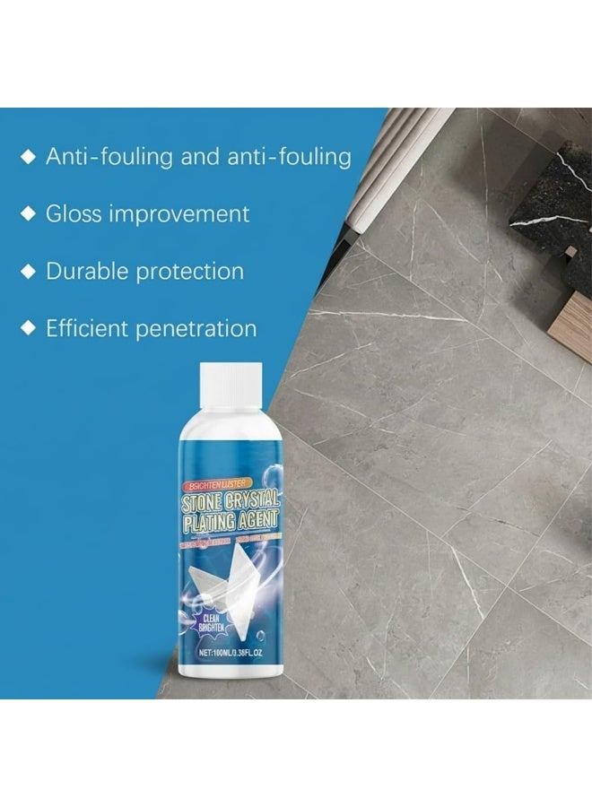 السمك اليهودي Powerful Stone Stain Remover for Marble  Granite, Professional Cleaner for Kitchen Oil Stains, Cooktops, Tiles, Bathroom Surfaces, Removes Stubborn Stains from Natural Stone - Image 3