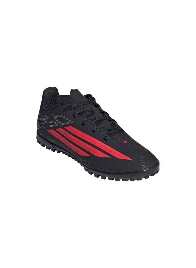 Adidas أحذية كرة القدم للأطفال أديداس F50 كلوب تيرف - أسود أساسي/مضيء - Image 5
