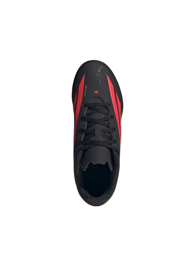 Adidas أحذية كرة القدم للأطفال أديداس F50 كلوب تيرف - أسود أساسي/مضيء - Image 2