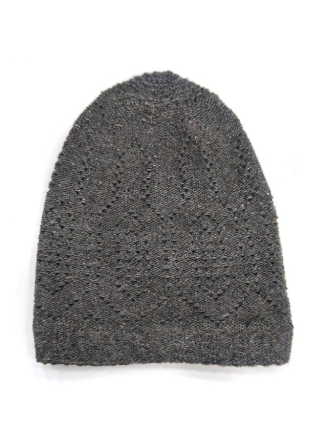 MAXPIX LLC Muslim Prayer Cap for Men – Soft Breathable Knitted White Islamic Kufi Hat, Stretchable Crochet Skull Cap for Salah, Hajj, Umrah & Daily Wear - Image 1