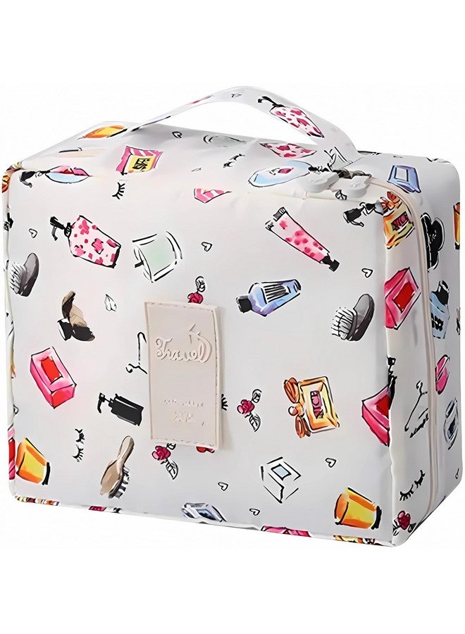ABTRIX with AB Objects 17 Cms Cosmetic Pouch (M_ABT001561_White) - Image 1