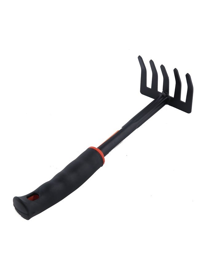 LAWAZIM Heavy Duty Garden Iron Fork Shovel Black hand wide outdoor gardening trowel Fires Coal Black  - Image 1