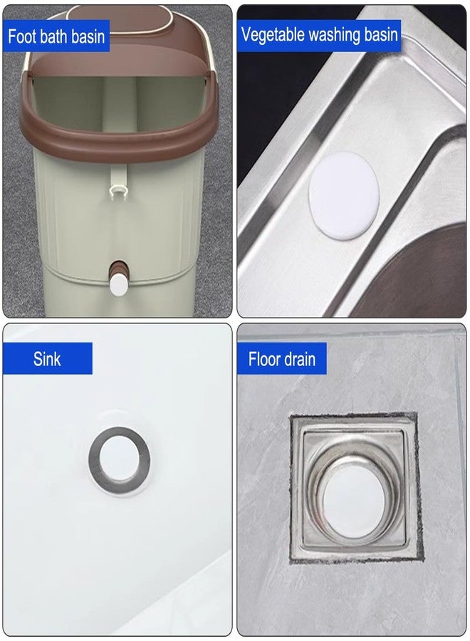 IOUALEY 24 PCS Bathtub Jet Covers, 6 Sizes Silicone Hole Plug, White Jet Tub Plug Cover Caps Fit for 9-10 mm 12mm 14mm 16mm 18mm 22-23mm Bathtub Hole, Flexible Reusable Waterproof Tube Plugs End Covers - Image 5