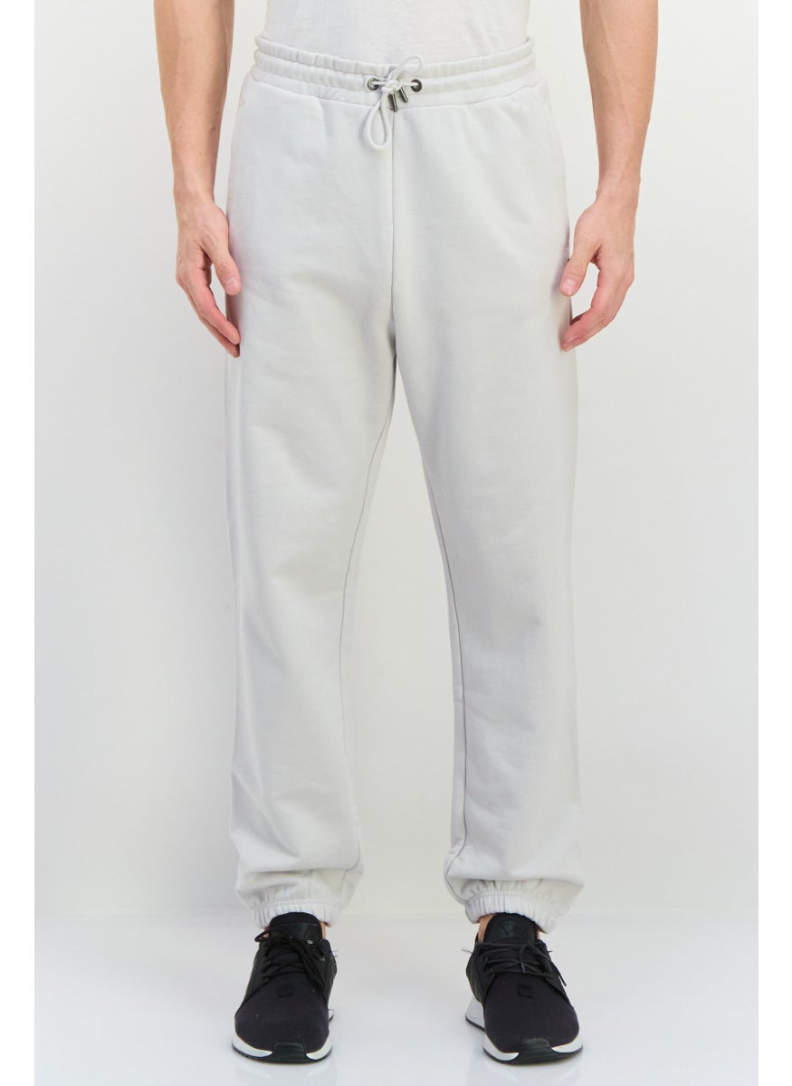 Penfield Men Regular Fit Brand Logo Sweatpants, Light Grey  - Image 1