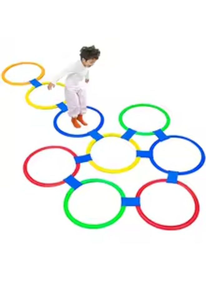 ممز بلانيت مجموعة أكياس القفز الملونة وحلقات التدريب للأطفال ألعاب رياضية تعليمية ممتعة لتنمية التوازن والرشاقة والقدرة البدنية مثالية للمسابقات والأنشطة الجماعية في المدارس والحدائق أدوات تدريب آمنة ومناسبة للأطفال من مختلف الأعمار – ألعاب جماعية - العاب وحركية تساعد على تنمية المهارات– أدوات تدريب – ألعاب رياضية للأطفال- مستلزمات رياضه - Image 3