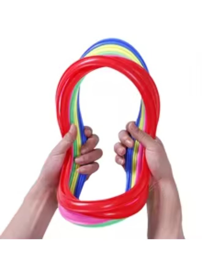 ممز بلانيت مجموعة أكياس القفز الملونة وحلقات التدريب للأطفال ألعاب رياضية تعليمية ممتعة لتنمية التوازن والرشاقة والقدرة البدنية مثالية للمسابقات والأنشطة الجماعية في المدارس والحدائق أدوات تدريب آمنة ومناسبة للأطفال من مختلف الأعمار – ألعاب جماعية - العاب وحركية تساعد على تنمية المهارات– أدوات تدريب – ألعاب رياضية للأطفال- مستلزمات رياضه - Image 5