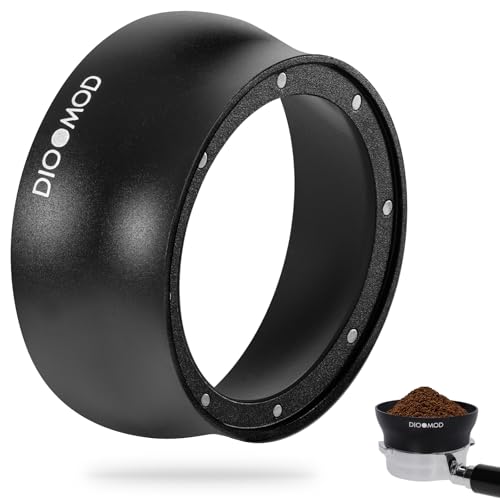 Dioomod 54mm Magnetic Dosing Funnel - Extra-Wide 81mm Top & 30mm Tall Espresso Coffee Dosing Ring for Mess-Free Tamping, Compatible with Breville 54mm Portafilter, Barista Tool Espresso Accessories - Image 1