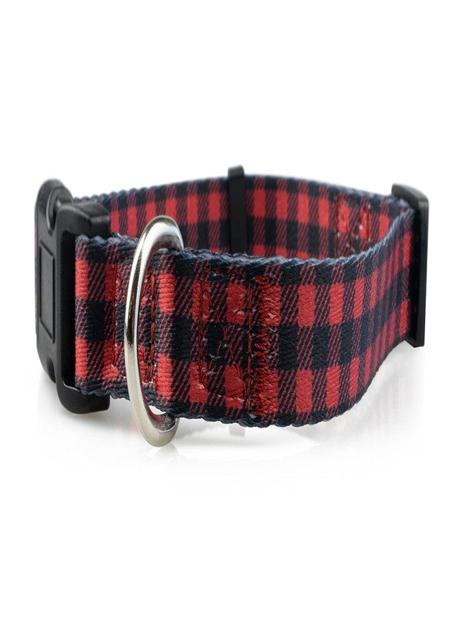 Limeloot Buffalo Plaid Dog Collar, Large - Image 3