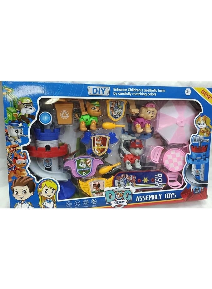 باو بترول مجموعة ألعاب تجميع الكلاب الإنقاذية Dog Team مع شخصيات وملحقات للأطفال بعمر 3 سنوات فأكثر - Image 2