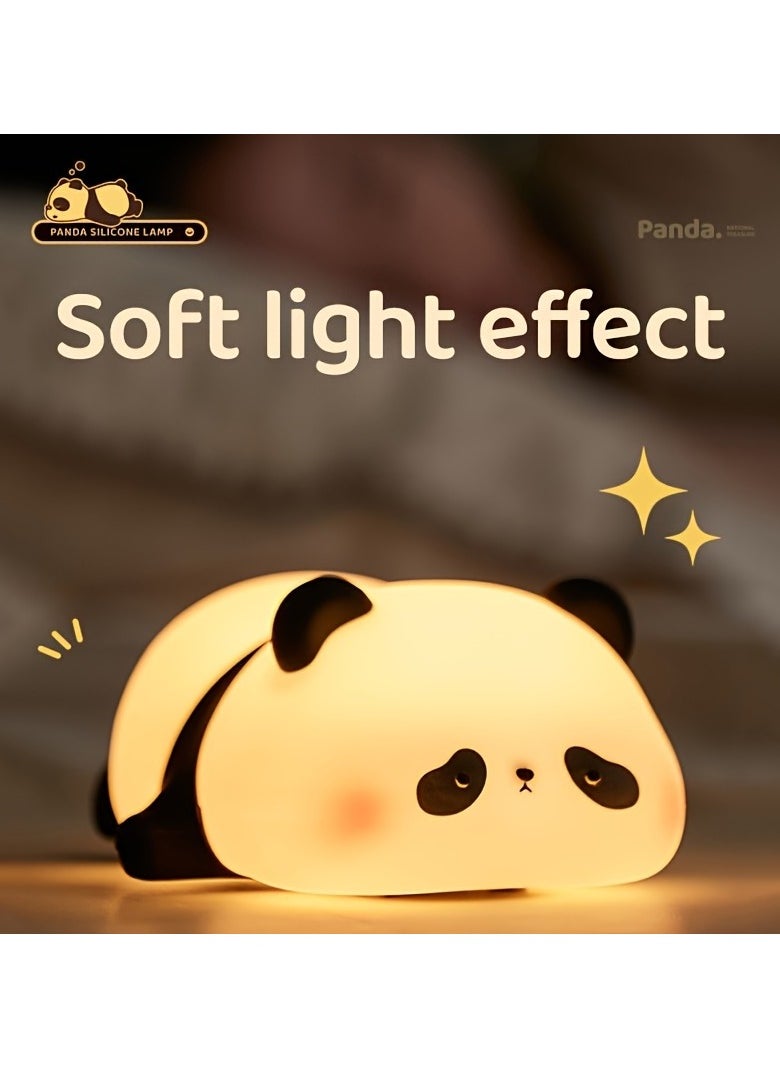 Panda Gift Silicone Pat Lamp LED Bedside Lamp Christmas Pat Silicone Night Light Charging Companion Sleep Lamp Outdoor Camping Lamp - pzsku/Z3873933445FE7474E3A3Z/45/_/1731658477/4b45deab-3b97-4aa2-888e-8cd4ac4ce261