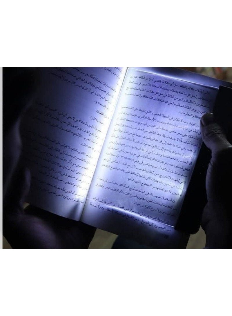 مصباح قراءة LED محمول مسطح للرؤية الليلية، مصباح LED مسطح للرؤية الليلية على شكل إسفين، مصباح قراءة محمول، مصباح قراءة للكتب، مصباح قراءة مضيء للصفحات - Image 4