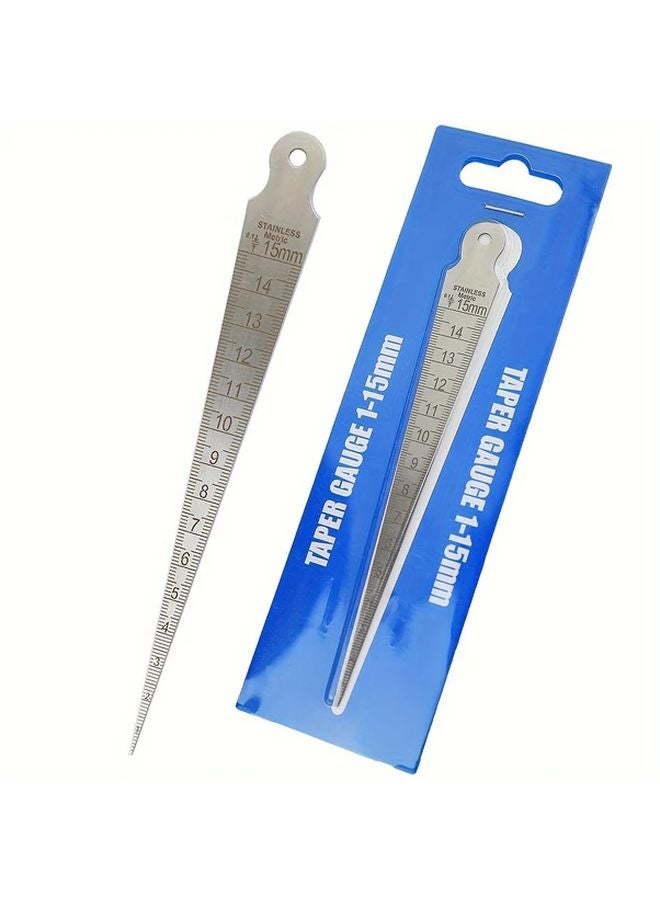 Thin Section Wedge Plug Gauge 0 9mm Dual Scale Metric Imperial Welding Tool - Image 2