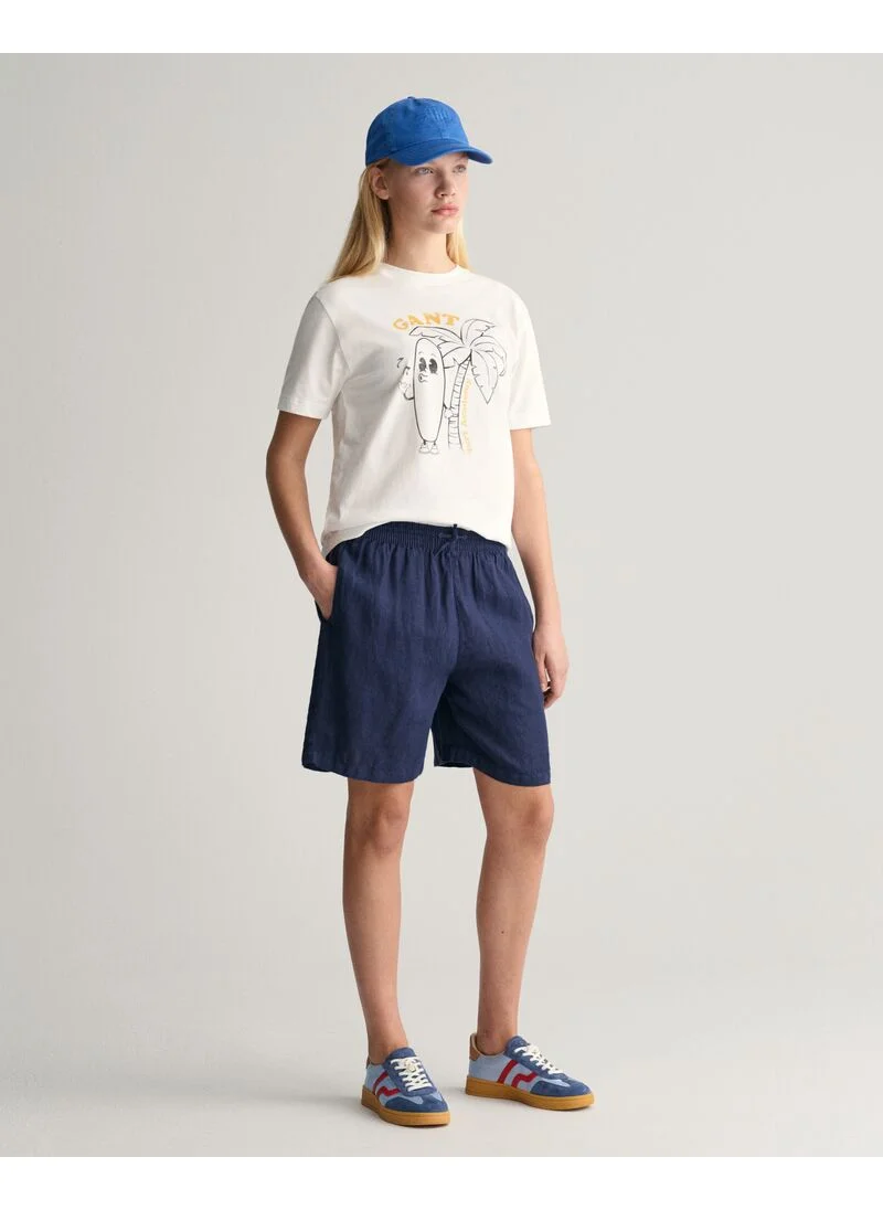 غانت Gant Teens Linen Shorts