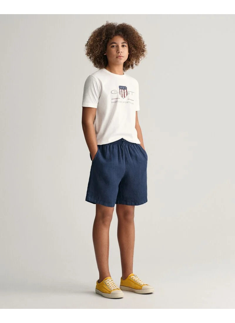 غانت Gant Teens Linen Shorts