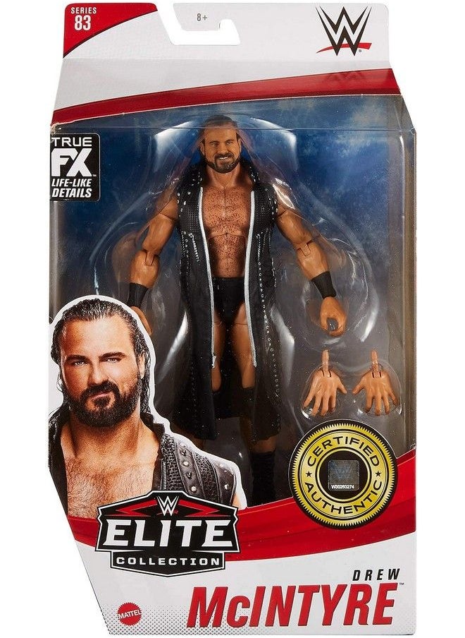 WWE مجسم شخصية Drew Mcintyre Elite Collection Series 83 رقم 6 في هدية قابلة للتجميع قابلة للتحصيل لمحبي الأعمار من 8 سنوات وما فوق، تتضمن لعبة  - Image 4