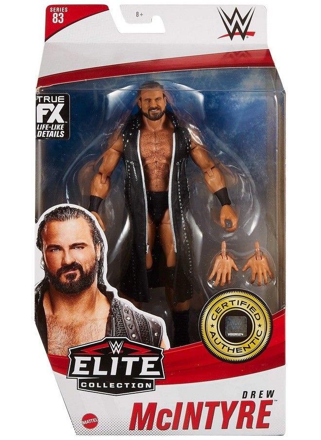 WWE مجسم شخصية Drew Mcintyre Elite Collection Series 83 رقم 6 في هدية قابلة للتجميع قابلة للتحصيل لمحبي الأعمار من 8 سنوات وما فوق، تتضمن لعبة  - Image 2