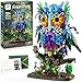Sillbird Flower Owl Building Sets for Adults Creative Gift Ideas for Women Men Mom Her Girlfriend Wife Home Decor Display or Table Centerpieces Buildable Floral Animals Botanical Model Collection - Image 2