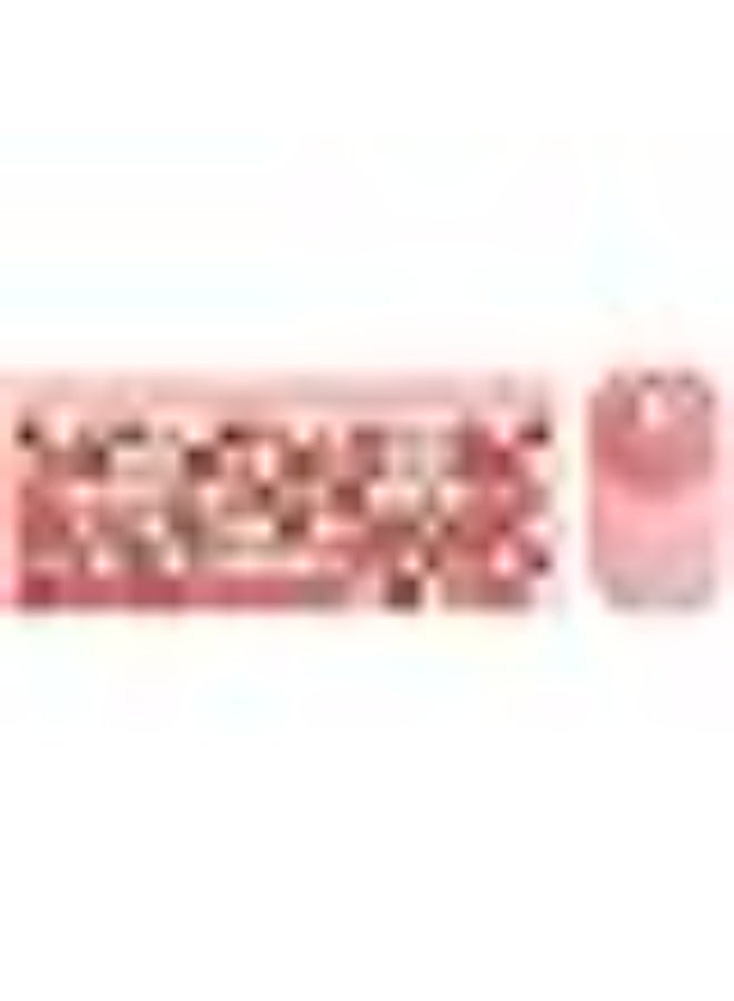 Wireless Keyboard and Mouse Combo – Retro Typewriter Keycap – Lightweight & Ergonomic – Arabic/EN – Ideal for Daily Use - Image 1