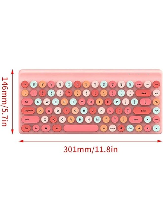 Wireless Keyboard and Mouse Combo – Retro Typewriter Keycap – Lightweight & Ergonomic – Arabic/EN – Ideal for Daily Use - Image 4