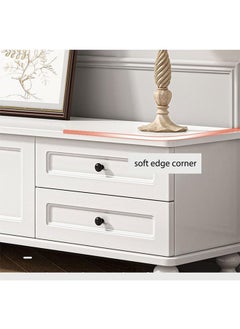 JCB CHIC Television Stand, Modern TV Table, TV Bench TV Unit Open TV Cabinet with Storage Shelves Multifunctional TV Desk for Entertainment Center Gaming Media Home Living Room  - Image 5