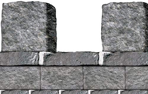 Beistle Stone Wall Border Party Accessory 1 count 1Pkg - Image 1