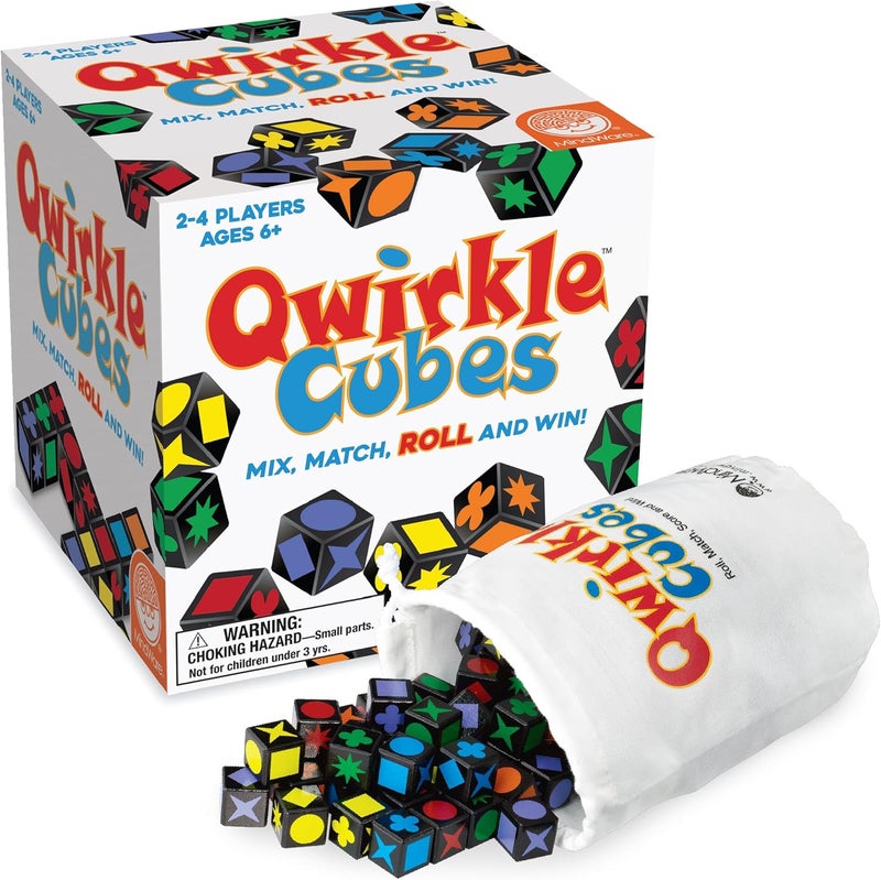 MindWare Qwirkle Cubes: Big Box - A Fun Family Game for 2-4 Players Ages 6 and Up - Image 1