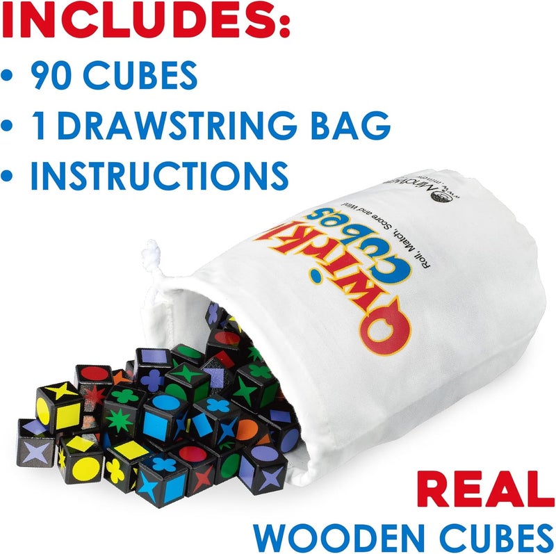 MindWare Qwirkle Cubes: Big Box - A Fun Family Game for 2-4 Players Ages 6 and Up - Image 3
