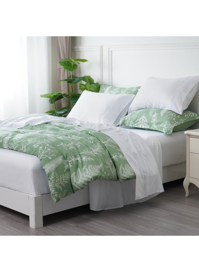 PHF 4 Piece King Bamboo Rayon Cooling Bedding Sheet Set (60% Rayon / 40% Polyester), Luxury Silky Soft Breathable Sheets for Hot Sleepers, Set includes 1x 200cm x 200cm Fitted Sheet (40cm Deep Pocket) + 1x 275cm x 260cm Flat Sheet + 2x 50cm x 100cm Pillowcases, White - Image 2