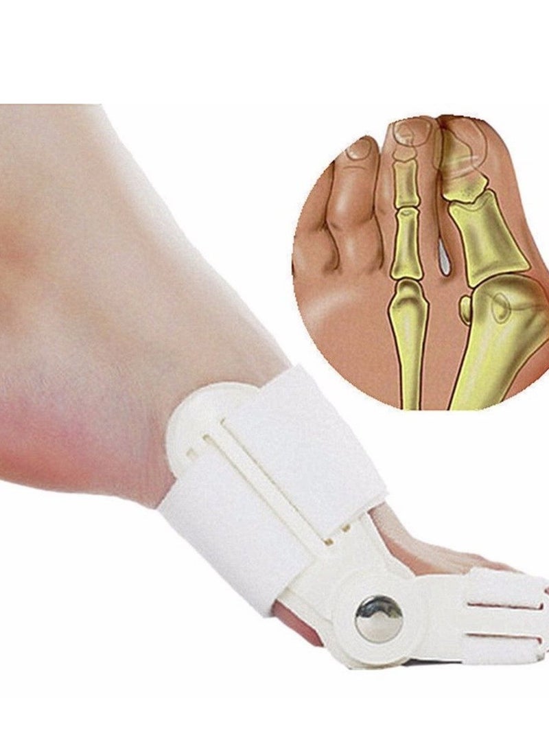 Thumb Correction Pain Relief Bunion Support Toe Straightener White - Image 3