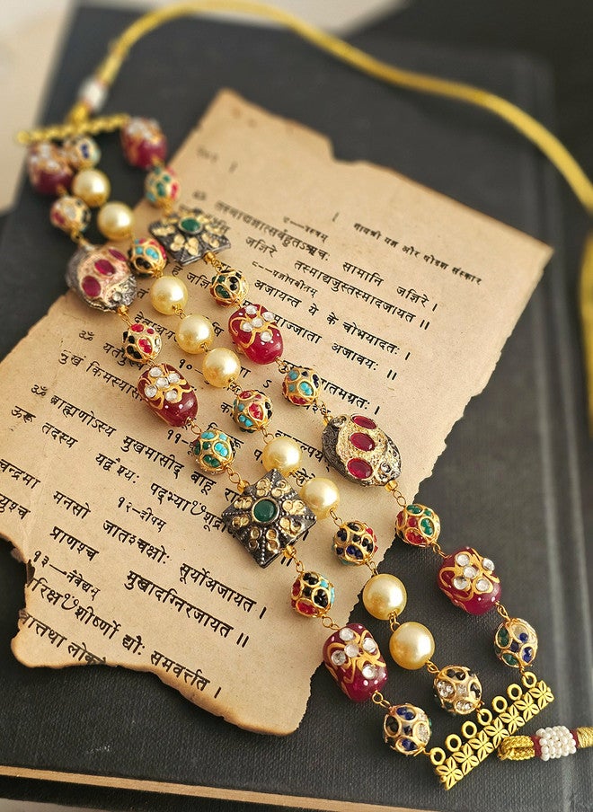 Binnis Wardrobe Gold-Plated Beaded Necklace - Image 4
