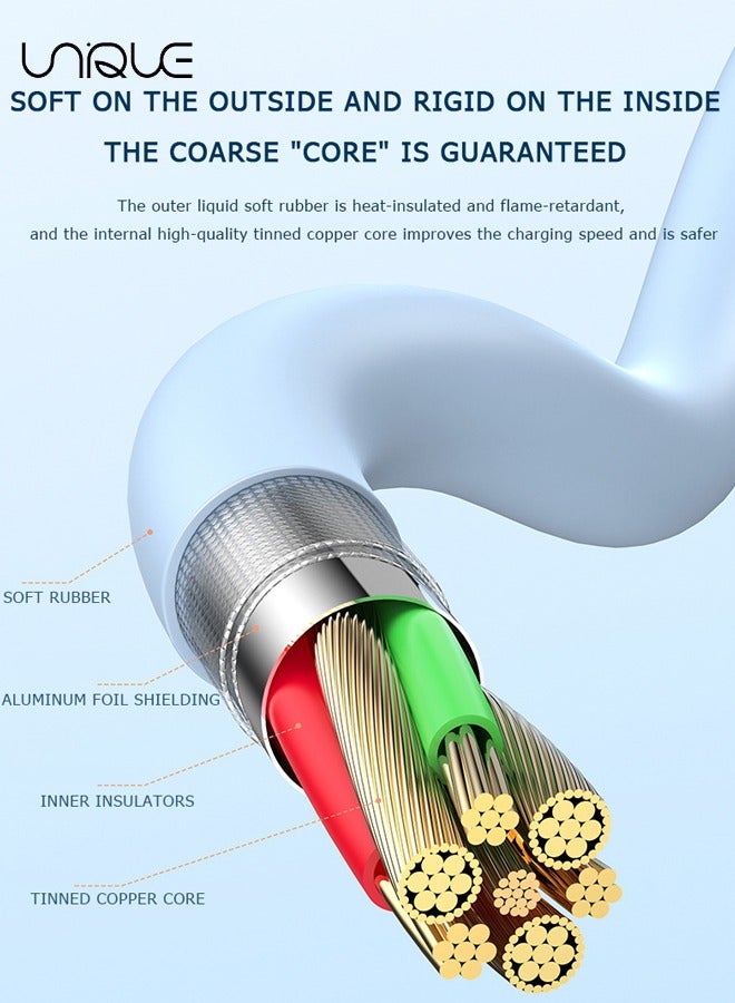 يونيك ما ستحصل عليه: 1 قطعة 1.2 متر 3 في 1 كابل شاحن للهاتف المحمول. مثالي لمشاركة شحن الأجهزة المختلفة مع الآخرين أثناء القيادة والسفر والعمل والسفر وما إلى ذلك (ملاحظة: الشحن مدعوم فقط) - Image 4