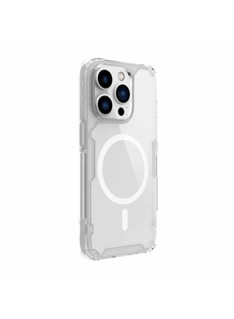Nillkin Nillkin High Quality Nature TPU Pro Magnetic Case For Apple iPhone 15 Pro Max White  - Image 3