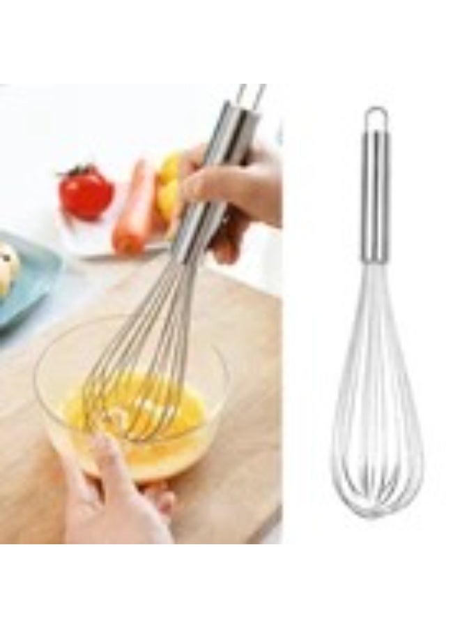 Professional 12-Inch Stainless Steel Balloon Whisk – Premium Wire Whisk for Mixing, Whipping, Beating & Blending – Ergonomic Lightweight Handle, Rust-Resistant, Durable - Image 5