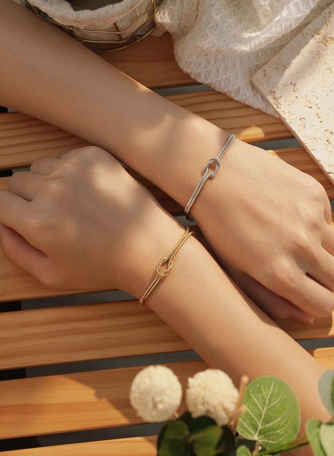 Tarsus Love Knot Matching Bracelets for Couples, average, Stainless Steel, no gemstone - Image 3