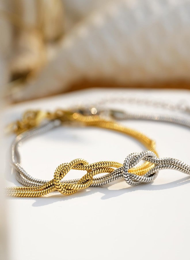 Tarsus Love Knot Matching Bracelets for Couples, average, Stainless Steel, no gemstone - Image 4