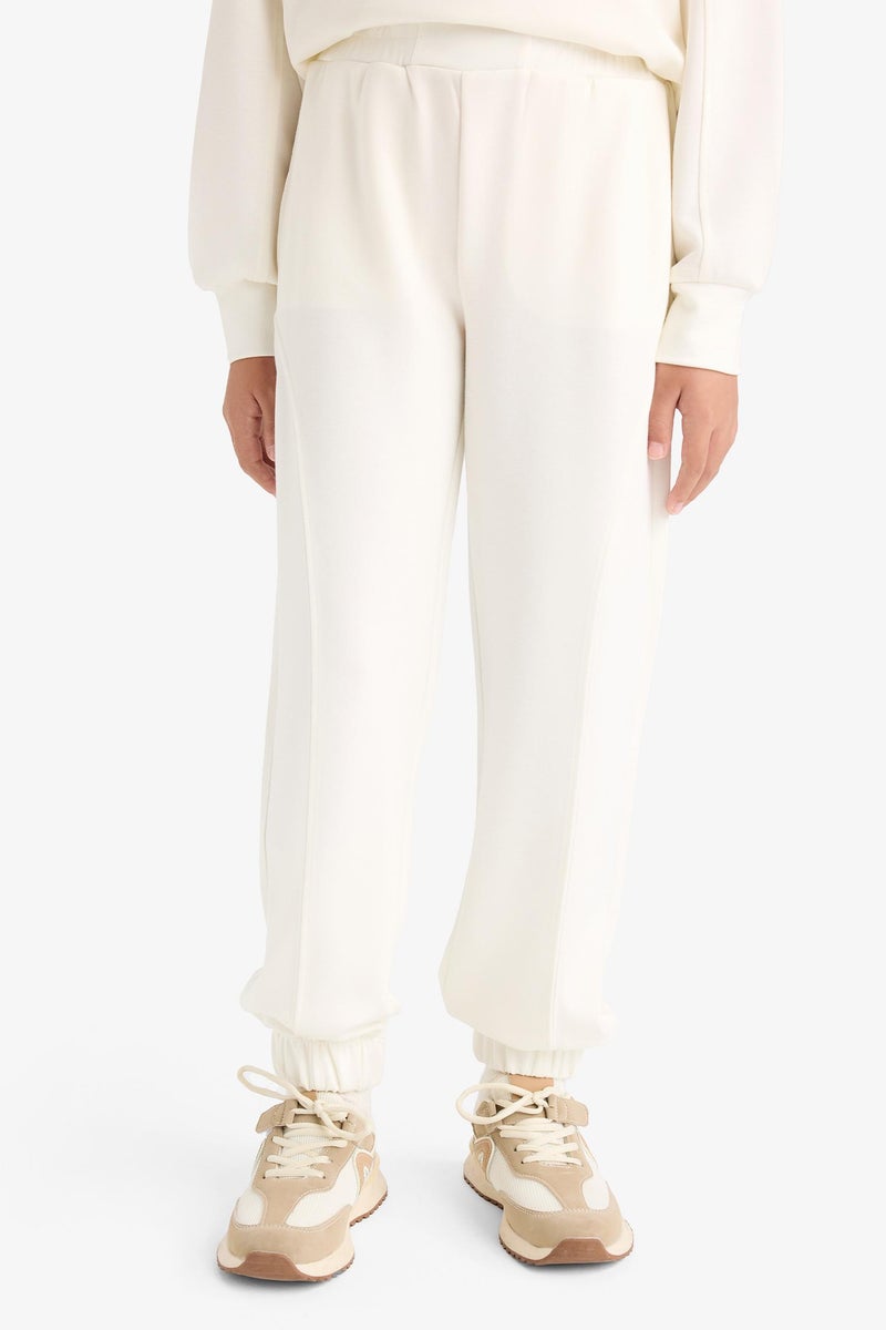 DeFacto Beige Girl Girl Elastic Waist Jogger Sweatpants Casual - Image 5
