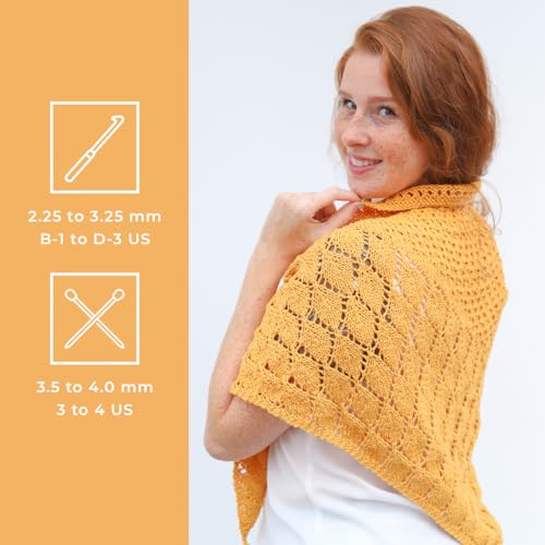 CÃRCULO Circulo Charme Yarn for Crochet and Knitting - 433 yds - 100% Mercerized Brazilian Virgin Cotton - Soft Sport Weight - Color 4456 - Orange - Image 5