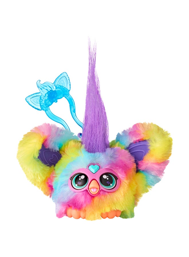 Furby Furblets Ray-Vee Mini Friend, 45+ Sounds, Electronica Music, Furbish Phrases, Electronic Plush Toys for Girls & Boys 6 Years & Up, Rainbow  - Image 4