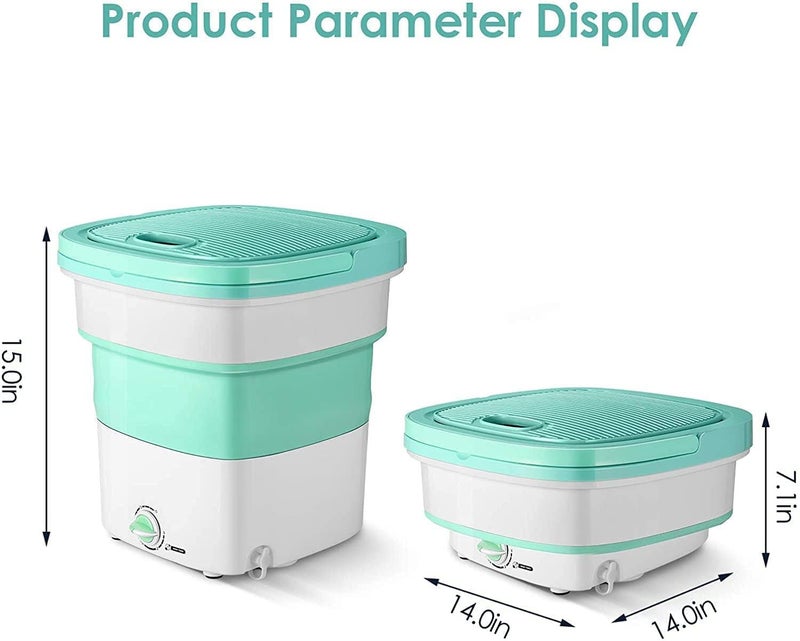 Maxtop Portable Mini Folding Clothes Washing Machine, for Home and Travel - Image 2